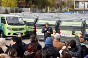 Hissa presentó 110 nuevos contenedores para la recolección de residuos en el centro