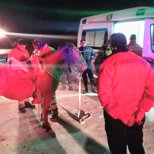 Rescataron a una mujer que se lesionó mientras realizaba senderismo en Potrero de los Funes