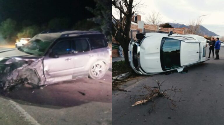 Dos conductores alcoholizados protagonizaron accidentes en San Luis y La Punta