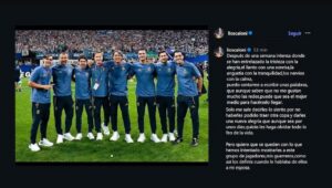 La carta de Scaloni que emocionó al país después del Mundial
