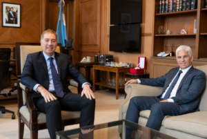 Poggi se reúne con Santilli en busca de apoyo para la reforma electoral