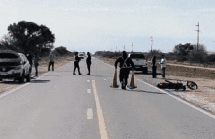 Un motociclista alcoholizado resultó con graves heridas tras un choque en la ruta Nacional 79