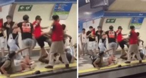 Tensión en el metro de Madrid: españoles atacaron a golpes a un hincha argentino