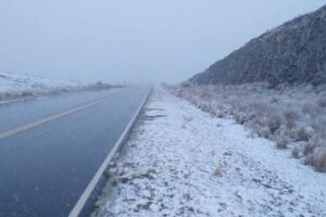 Cortes preventivos en rutas por nieve, hielo y aguanieve en la provincia