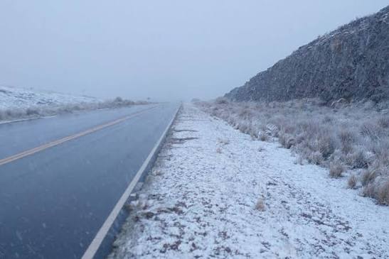 Cortes preventivos en rutas por nieve, hielo y aguanieve en la provincia