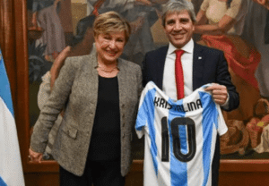 Luis Caputo celebró la visita de Georgieva a la Argentina: «Hay que tener la perseverancia que ella dice»