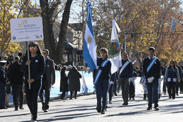 Villa Mercedes: más de 230 instituciones participaron del desfile por el Día de la Independencia