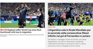 “Remontadísima” y “es inmortal”: las reacciones de los medios internacionales tras el triunfo de Argentina 