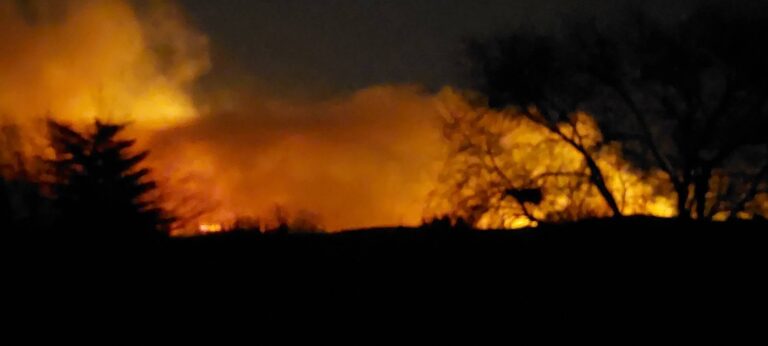 Incendio de gran magnitud en Estancia Grande: investigan si fue provocado