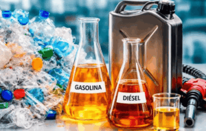 Innovador método en EE.UU. convierte polietileno en gasolina y diésel usando aluminio