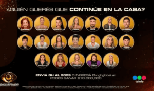 Quiénes bajan de placa hoy miércoles en Gran Hermano, según las encuestas de Fefe Bongiorno