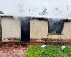 Una estufa eléctrica originó un incendio en una casa de San Luis
