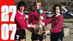 Se cumplen 36 años de la séptima Copa Libertadores de Independiente