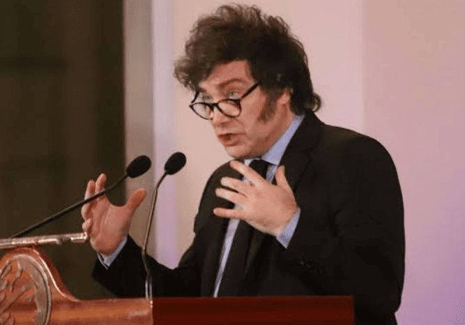 Javier Milei en la Bolsa de Comercio de Buenos Aires: «Voy a terminar este mandato y voy a ser reelecto»