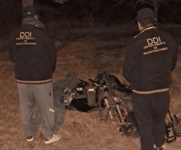 Recuperaron una moto robada que había sido desarmada en un descampado de Juana Koslay