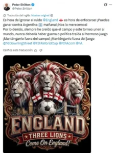 Peter Shilton volvió a recordar a Maradona antes de Argentina-Inglaterra: «Pueden ganar, nos lo merecemos»