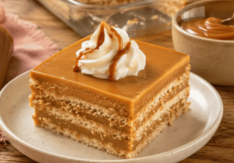 Fácil, argentino y sin horno: Postre de dulce de leche y galletitas para hacer en 10 minutos