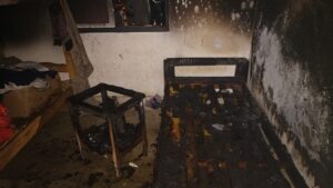 Un hombre está en estado crítico tras ser rociado con combustible y prendido fuego en Villa Mercedes