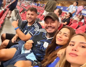 Los famosos que estuvieron en la semifinal de Argentina e Inglaterra