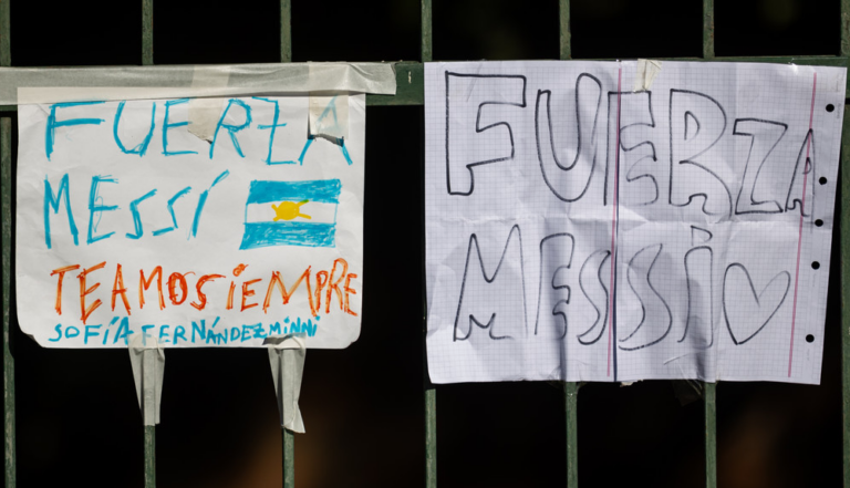 Messi volvió a Rosario para despedir a su padre Jorge