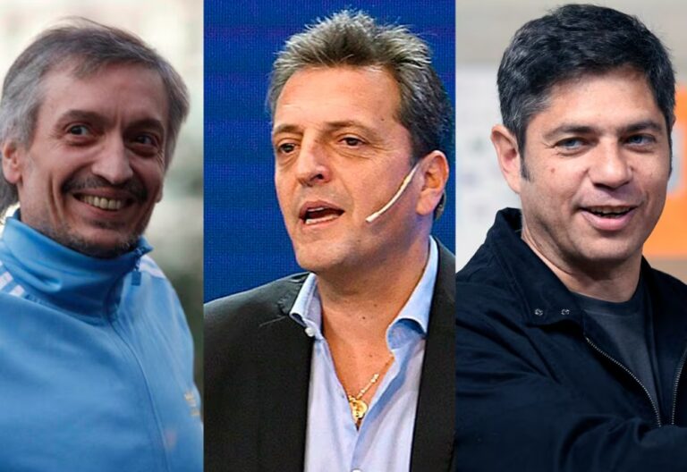 Kicillof, Massa y Máximo cierran filas para sostener las PASO