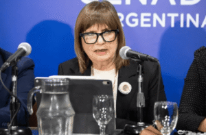 Patricia Bullrich defendió los cambios a la Ley de Tierras y se mostró confiada con los votos