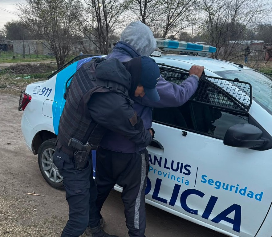 Detuvieron a un hombre por un conflicto con su expareja en Villa Mercedes