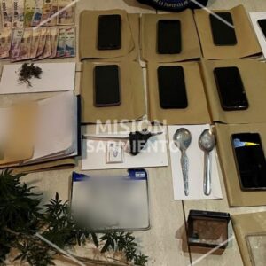 Desbarataron un centro de venta de drogas en Cortaderas: un detenido