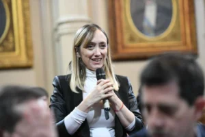 Villarruel autorizó a Fernández Sagasti a participar de manera remota en la sesión por la Ley de Tierras