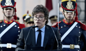 Javier Milei encabeza el acto por el aniversario de San Martín
