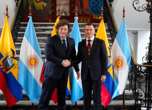 Javier Milei se reunió con Daniel Noboa en Ecuador para firmar una serie de acuerdos bilaterales
