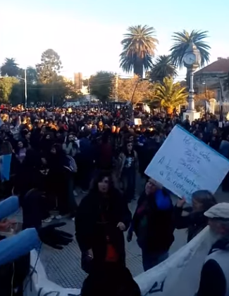Miles de personas marcharon en San Luis contra la Ley de Tierras