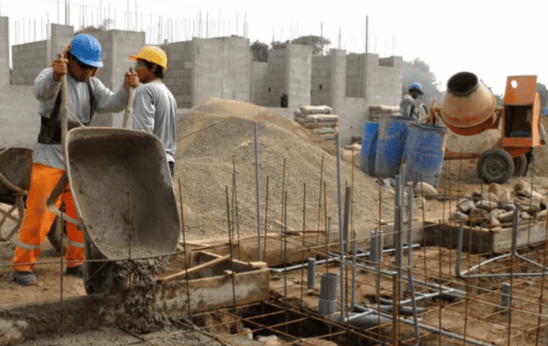 Las ventas de materiales para la construcción cayeron un 6,5% en julio
