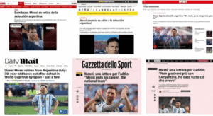 Las portadas globales tras el adiós de Messi a la Selección y la chicana inglesa: «Se retira de nuevo»