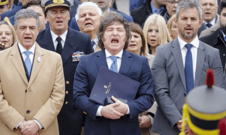 Javier Milei encabezó el acto por el aniversario de San Martín: «Hoy la libertad enfrenta enemigos internos y externos»