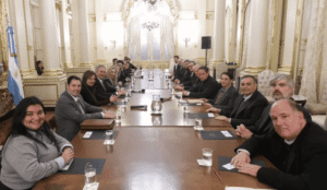 Karina Milei se reunió con la Iglesia y avanzó en la organización de la visita del papa León XIV