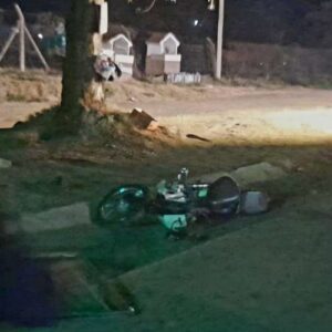 Murió un motociclista de 25 años tras un violento choque en Villa Mercedes