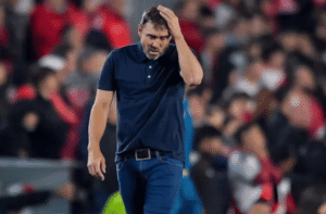 La variante que prepara Coudet en River para la revancha con Independiente Santa Fe
