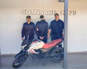 Villa Mercedes: recuperaron una moto robada y detuvieron a un joven de 22 años
