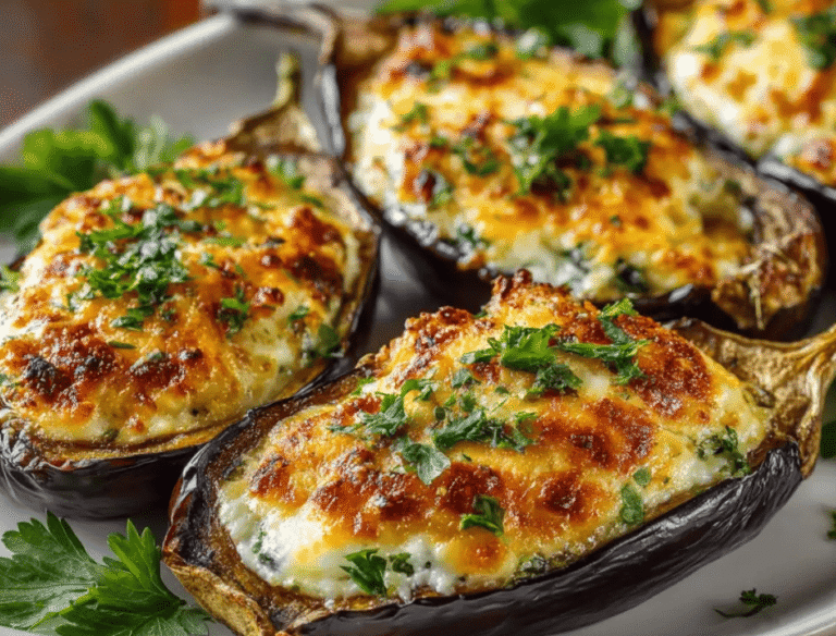 Berenjenas con rellenos rápidos sin carne, en 3 versiones deliciosas
