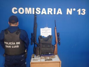 Allanamiento por abigeato en Pozo Cavado: secuestraron armas y carne