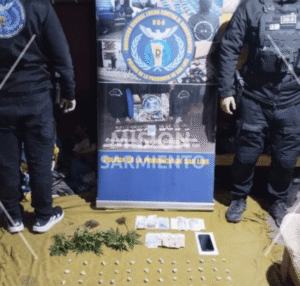 Secuestraron droga valuada en más de $500 mil pesos y detuvieron a dos hombres en San Luis 
