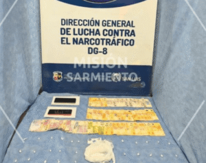 Villa Mercedes: secuestraron droga valuada en 750 mil pesos y detuvieron a un hombre