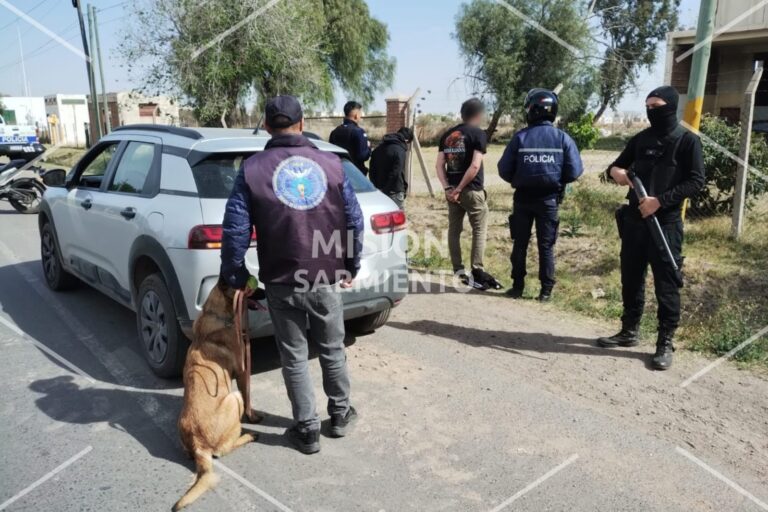 Incautaron cocaína valuada en $22 millones y detuvieron a dos hombres mendocinos