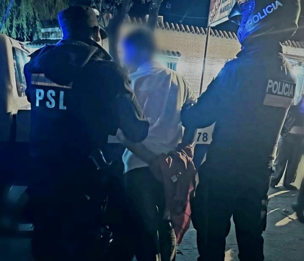 Detuvieron a un joven por provocar disturbios durante los festejos en El Trapiche