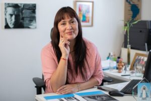 Fernanda Miño visita San Luis para hablar sobre barrios populares y consumos problemáticos