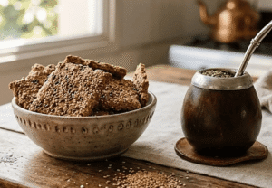 Galletas marineras crocantes de harina integral y sésamo, con más fibra y calcio