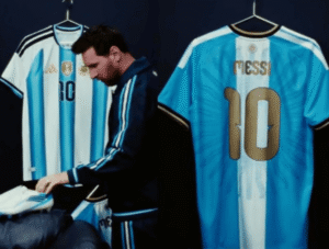 Así será la camiseta que usará Lionel Messi en su despedida de la Selección Argentina