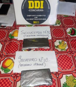 Naschel: secuestraron dos celulares por una causa de estafa que investigan en Chubut