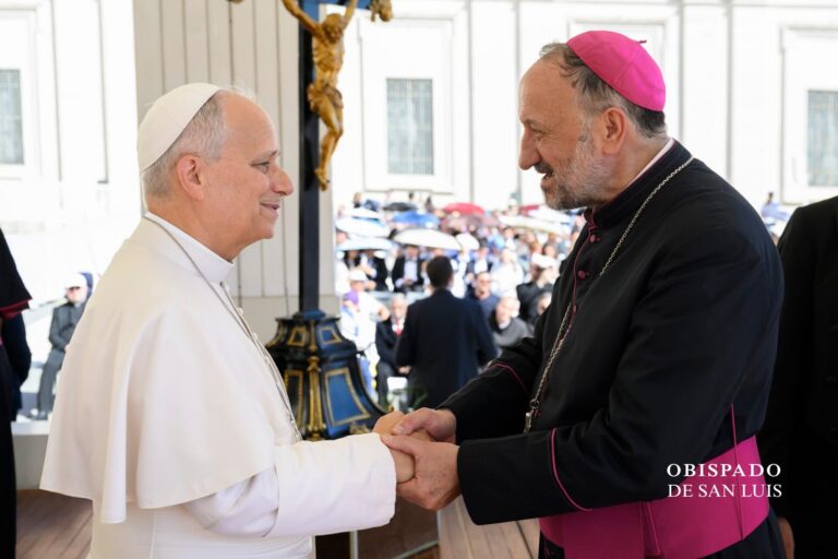 El papa León XIV recibió en audiencia privada al obispo de San Luis, Gabriel Barba
